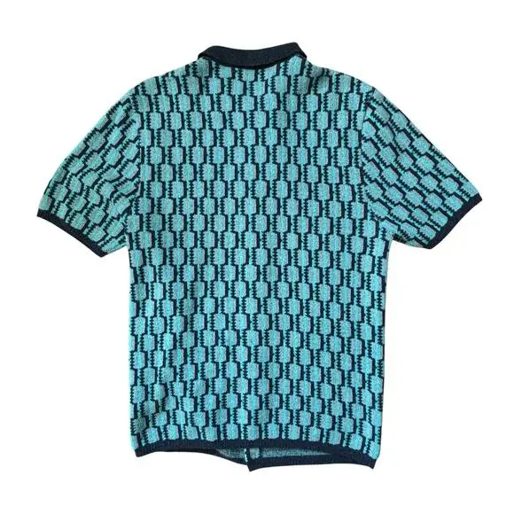 PERCIVAL SLIM FIT KNIT POLO SIZE LARGE - Picture 3 of 7